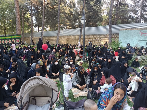 مراسم شیرخوارگان حسینی در شهر آشخانه 